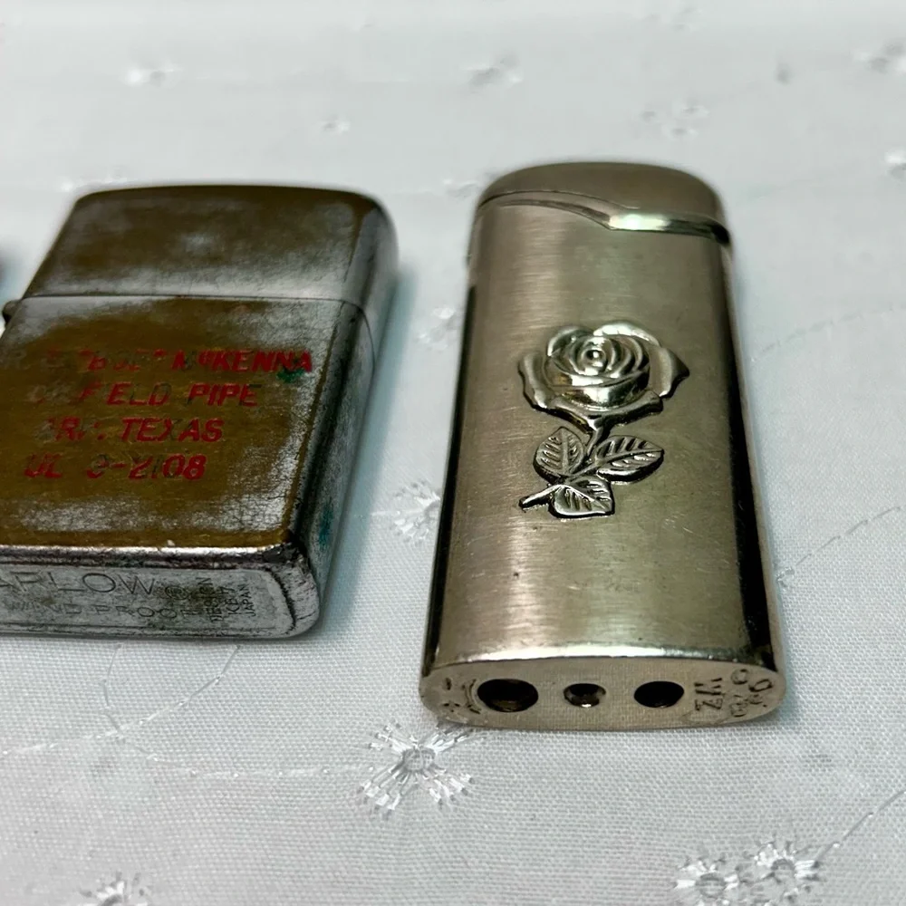Lot of 6 Assorted Vintage Cigarette Lighters Vintage Lighter Collection - Picture 7 of 10